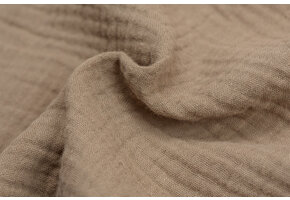Baby Cotton – Mousseline Stof - New Taupe