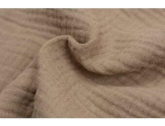 Baby Cotton – Mousseline Stof - New Taupe