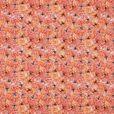 Katoen Stof Halloween Creepy Crawlers – Oranje – Griezelige Creaties