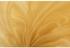 Organza Stof Brandvertragend – Goud – 300 cm breed