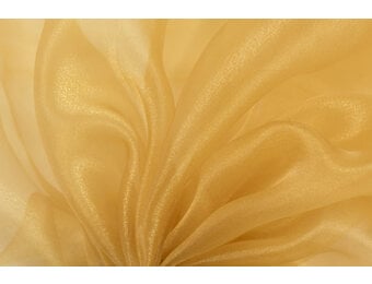 Organza Stof Brandvertragend – Goud – 300 cm breed