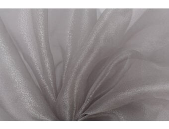 Organza Stof Brandvertragend – Zilvergrijs – 300 cm breed