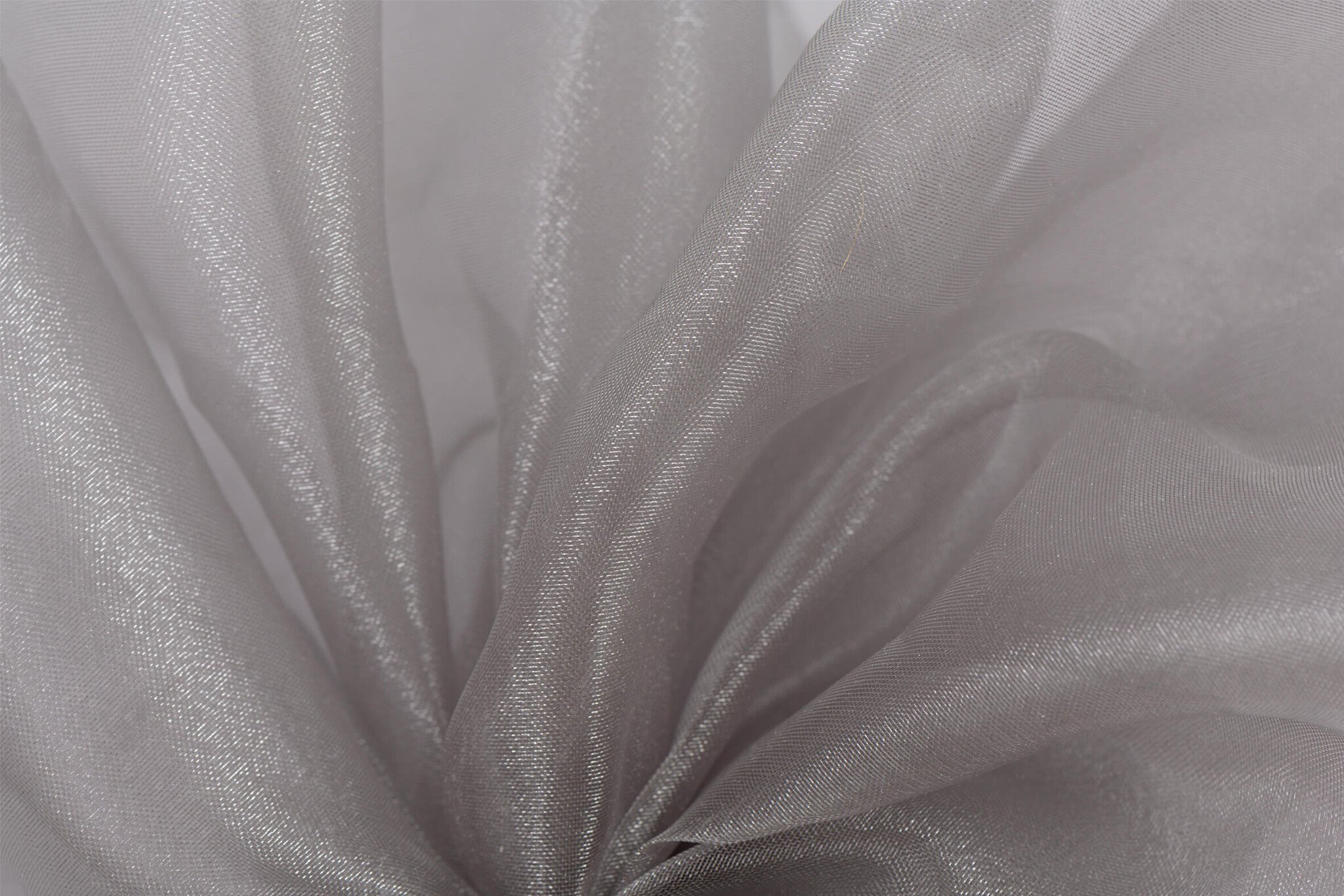 Organza Stof Brandvertragend – Zilvergrijs – 300 cm – Voor Decoratie & Events