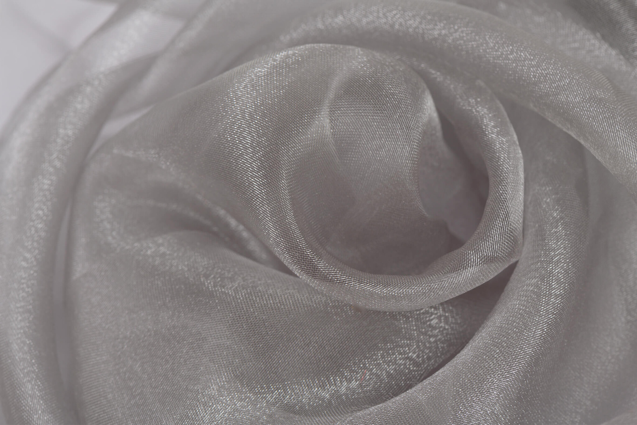 Organza Stof Brandvertragend – Zilvergrijs – 300 cm – Voor Decoratie & Events