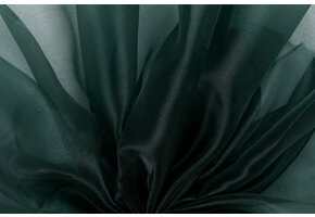 Organza Stof Brandvertragend – Donkergroen – 300 cm breed