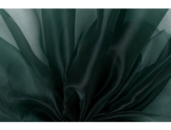 Organza Stof Brandvertragend – Donkergroen – 300 cm breed