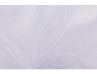 Organza Stof Brandvertragend – Wit – 300 cm breed