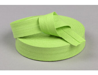 Biaisband Katoen Lime 20mm