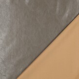 Imitatieleer Shiny Stretch Stone – Glanzend & Rekbaar