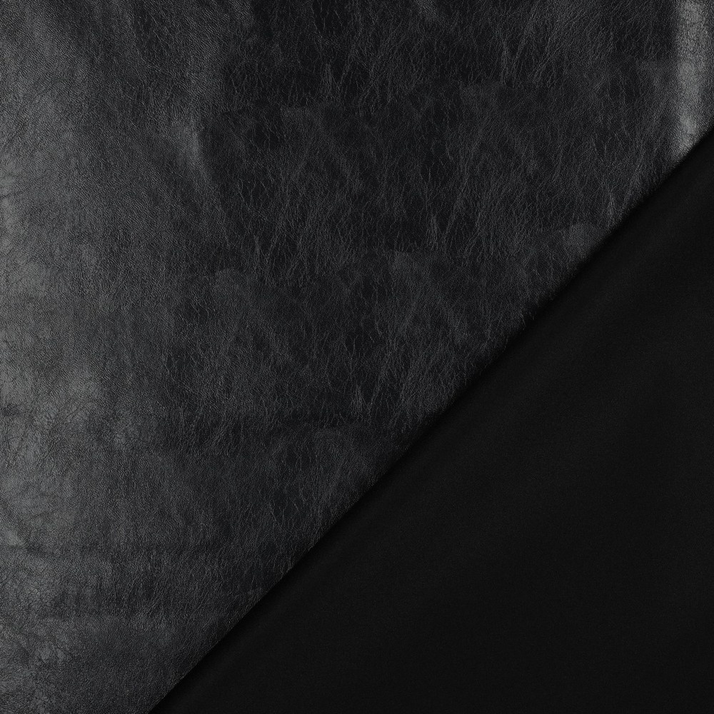 Imitatieleer Shiny Stretch Black – Glanzend & Rekbaar