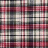 Katoen Brushed Ruitjes Wijnrood Pickle Blauw – Zacht & Comfortabel