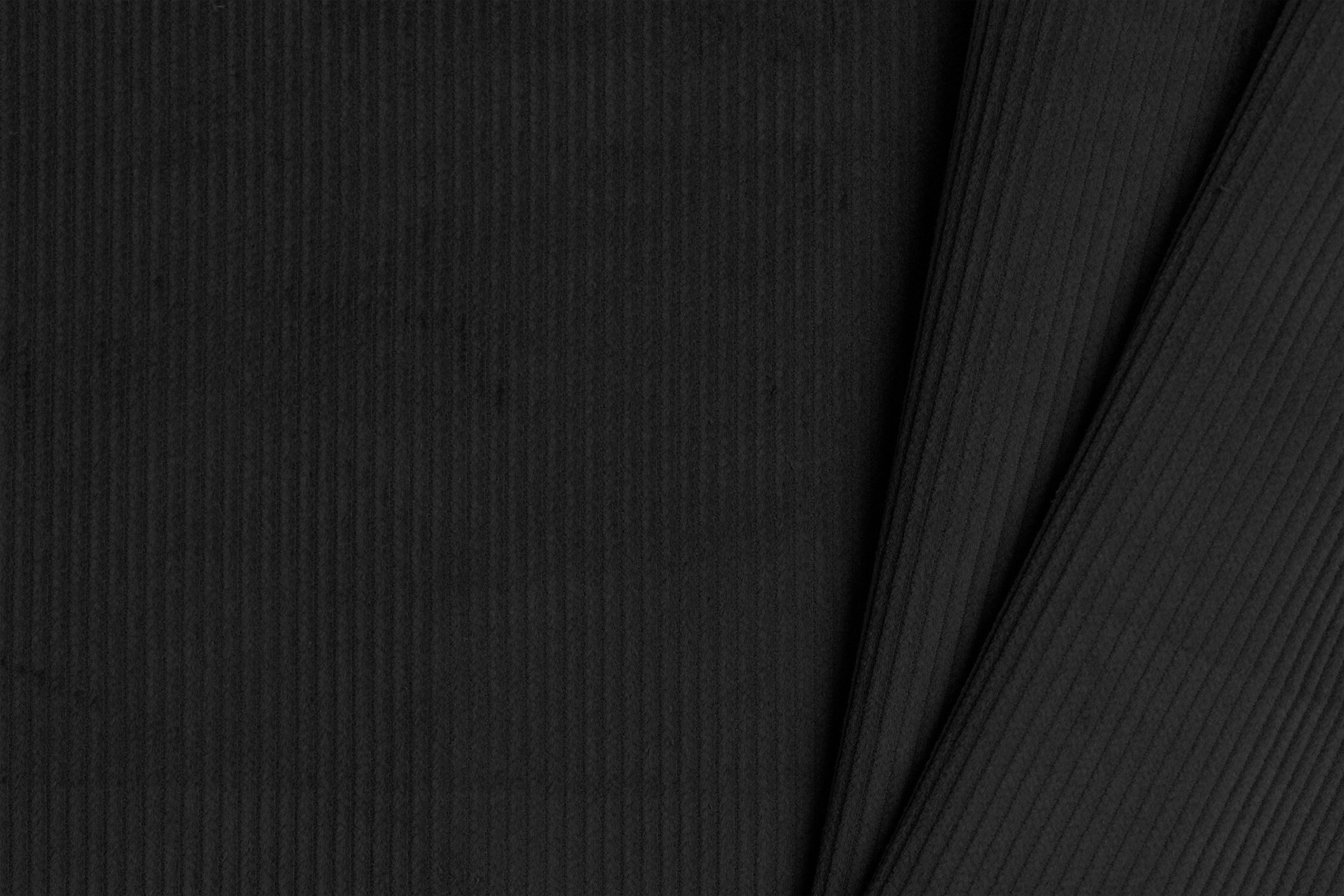 Corduroy Katoen Stof Zwart – Zacht, Duurzaam & Stijlvol