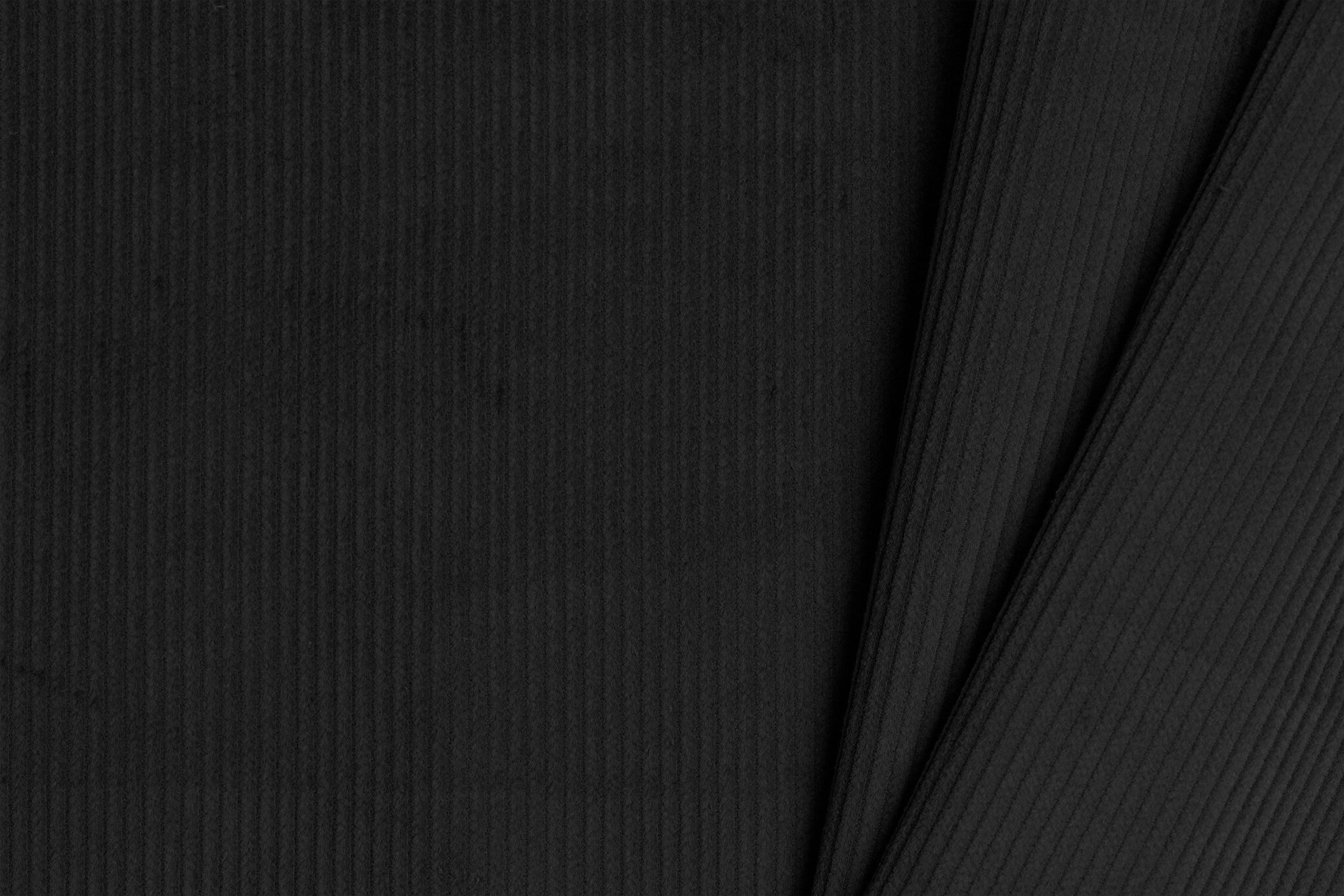 Corduroy Katoen Stof Zwart – Zacht, Duurzaam & Stijlvol