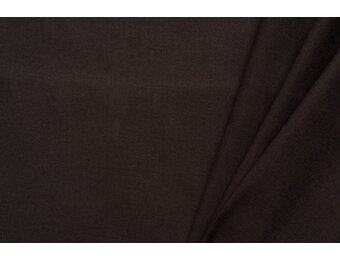 Uni Katoen Stof Donkerbruin