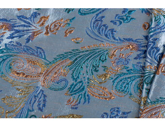 Brokaat Jacquard Stof Barok – Blauw