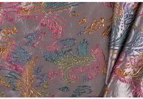 Brokaat Jacquard Stof Barok – Zilver