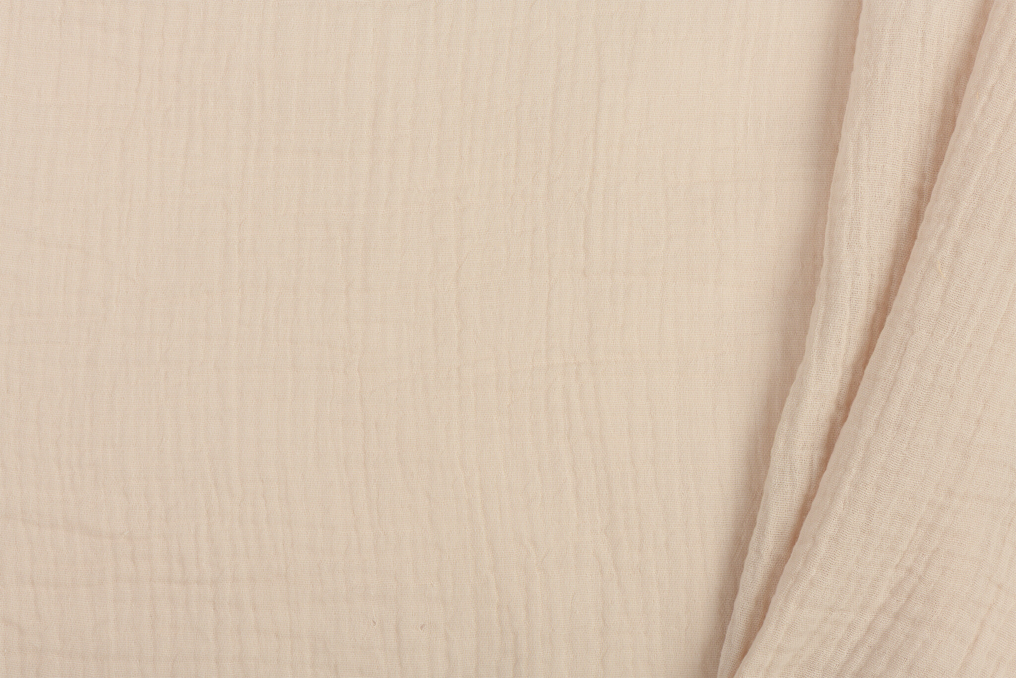 Hydrofiel Stof Hazelnoot Latte – Zacht, Ademend en Duurzaam