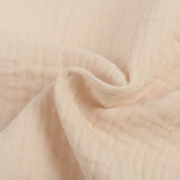 Hydrofiel Stof Hazelnoot Latte – Zacht, Ademend en Duurzaam