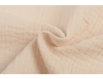 Baby Cotton – Mousseline Stof – Hazelnoot Latte