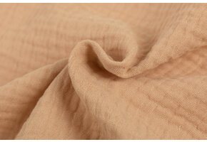 Baby Cotton – Mousseline Stof – Cappuccino Beige