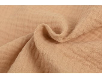 Baby Cotton – Mousseline Stof – Cappuccino Beige