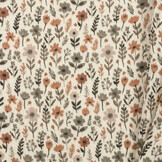 Hydrofiel Katoen Stof Herfstveld – Zacht, Ademend & Stijlvol