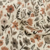 Hydrofiel Katoen Stof Herfstveld – Zacht, Ademend & Stijlvol