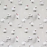 Jersey Katoen Schapen Beige – Zacht, Rekbaar & Speels