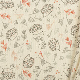 Hydrofiel Katoen Stof Herfst Egeltjes – Zacht, Ademend & Speels