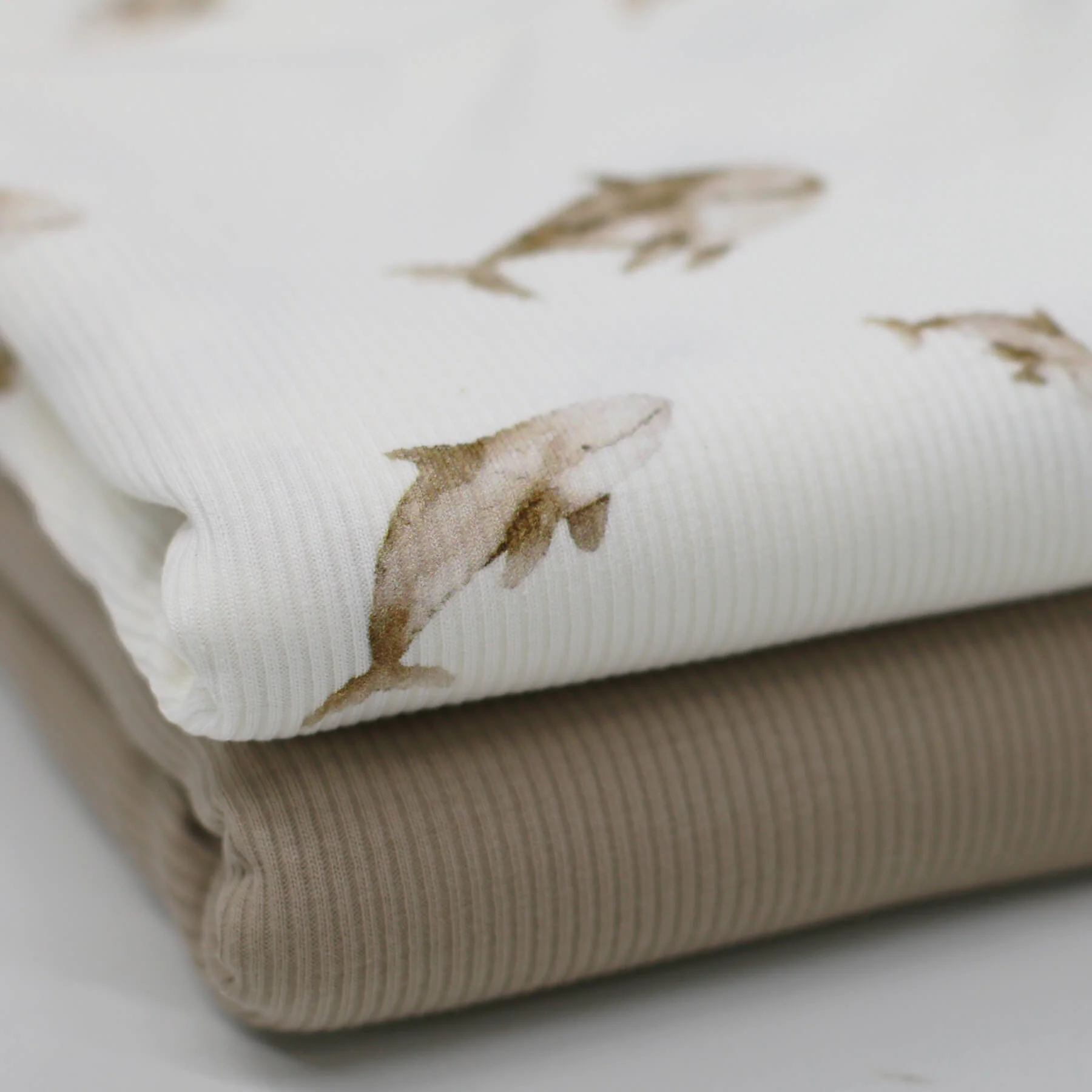 Rib Jersey Stof Orka Beige – Zacht & Comfortabel