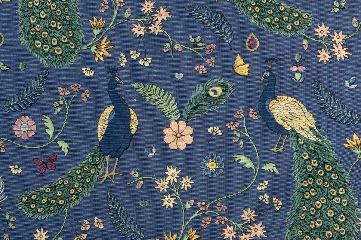Gobelin Stof Pauwenpracht – Trendy & Natuurlijke Eyecatcher