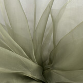 Organza Stof Licht Legergroen – Licht, Soepel & Glanzend