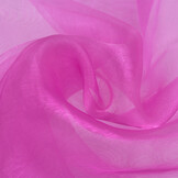 Organza Stof Fuchsia – Licht, Soepel & Glanzend