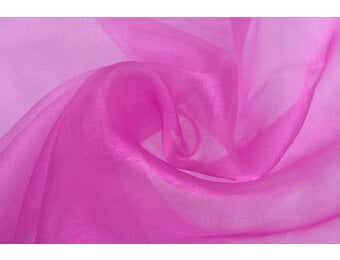 Organza Stof Fuchsia