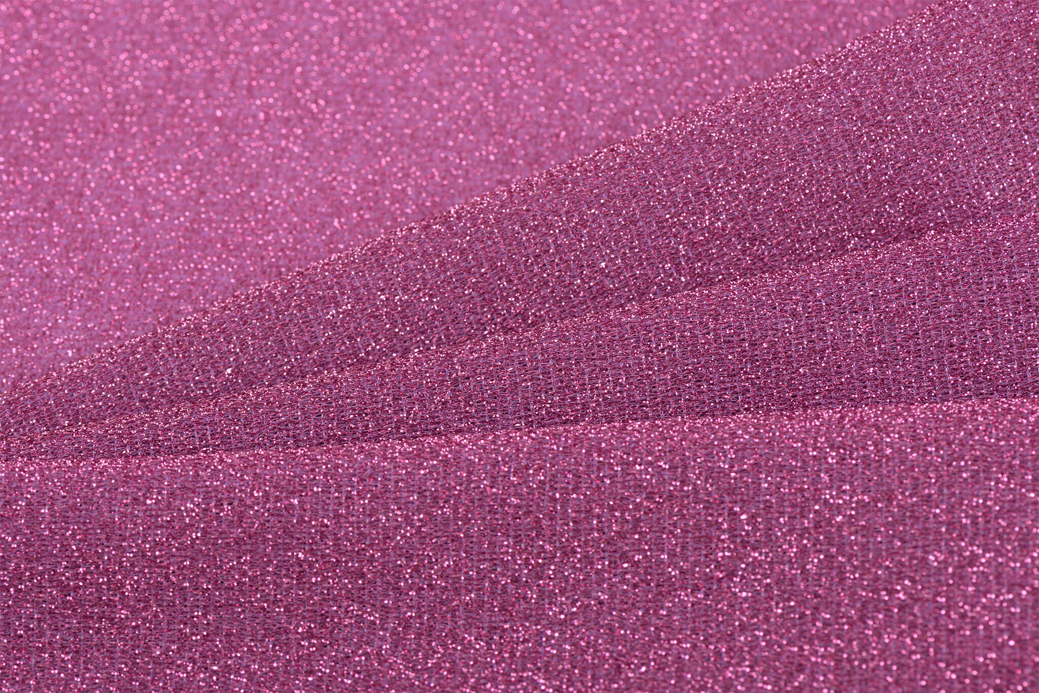 Lurex Glitter Jersey Stof Magenta Roze – Licht, Rekbaar & Sprankelend