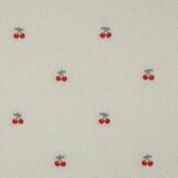 Teddy Stof Embroidery Kersjes – Ecru – Zacht, Warm & Speels