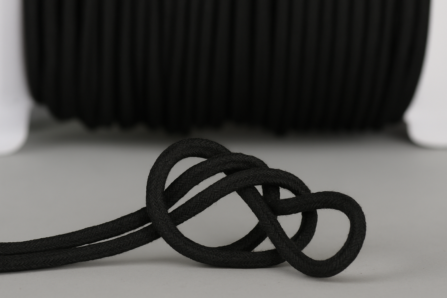 Katoenen Koord 3mm Zwart – Sterk, Soepel en Stijlvol
