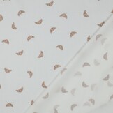 Katoen Poplin VIVE LA FRANCE Croissantjes – Zacht & Ademend