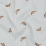 Katoen Poplin VIVE LA FRANCE Croissantjes – Zacht & Ademend