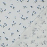Katoen Poplin VIVE LA FRANCE Bloemetjes – Zacht & Ademend