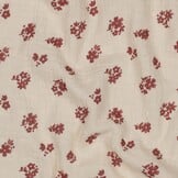 Hydrofiel Katoen Stof Dobby Bloemen – Perzik – Zacht & Ademend