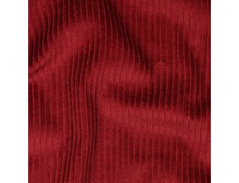 Brede Ribcord Katoen - Wijnrood