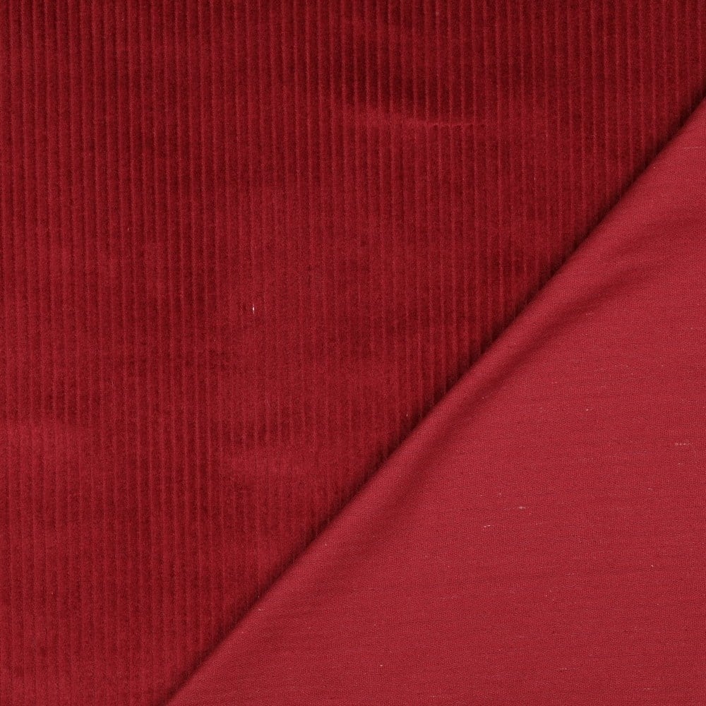 Brede Ribcord Katoen Wijnrood – Zacht, Stevig & Oeko-Tex