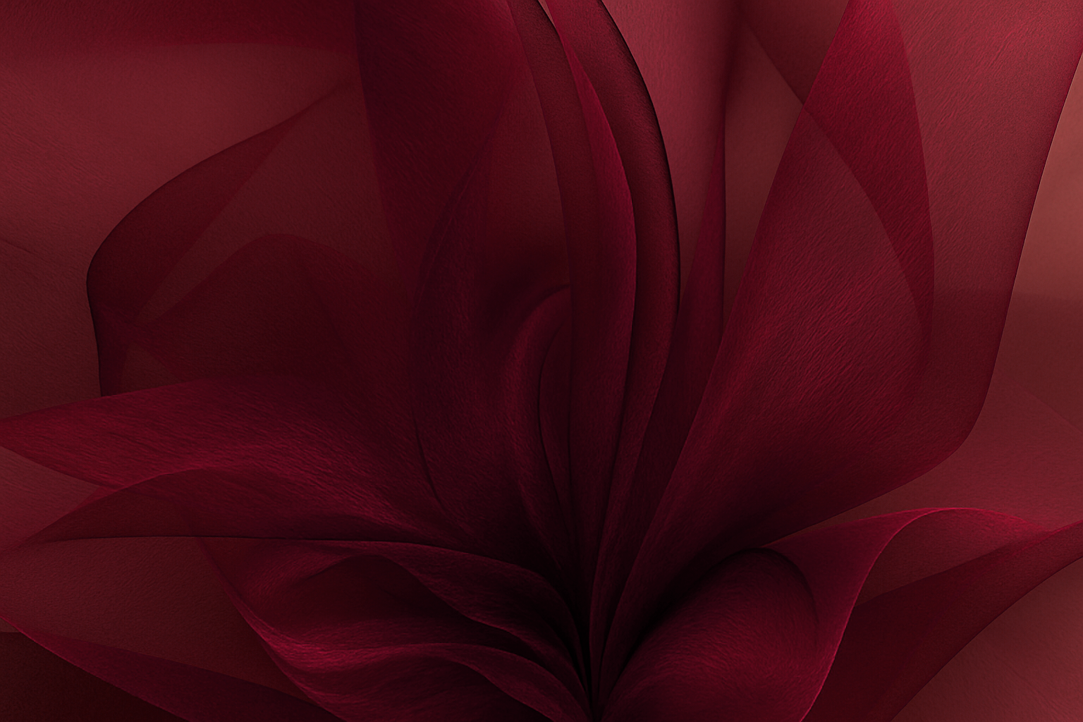 Organza Two-Tone Donkerrood-Zwart – Glanzend & Veelzijdig