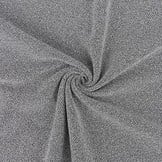 Glamorous Glitter – Lurex Jersey Zilver – Trendy & Stijlvol