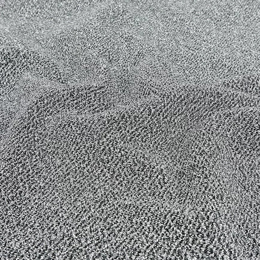 Glamorous Glitter – Lurex Jersey Zilver – Trendy & Stijlvol