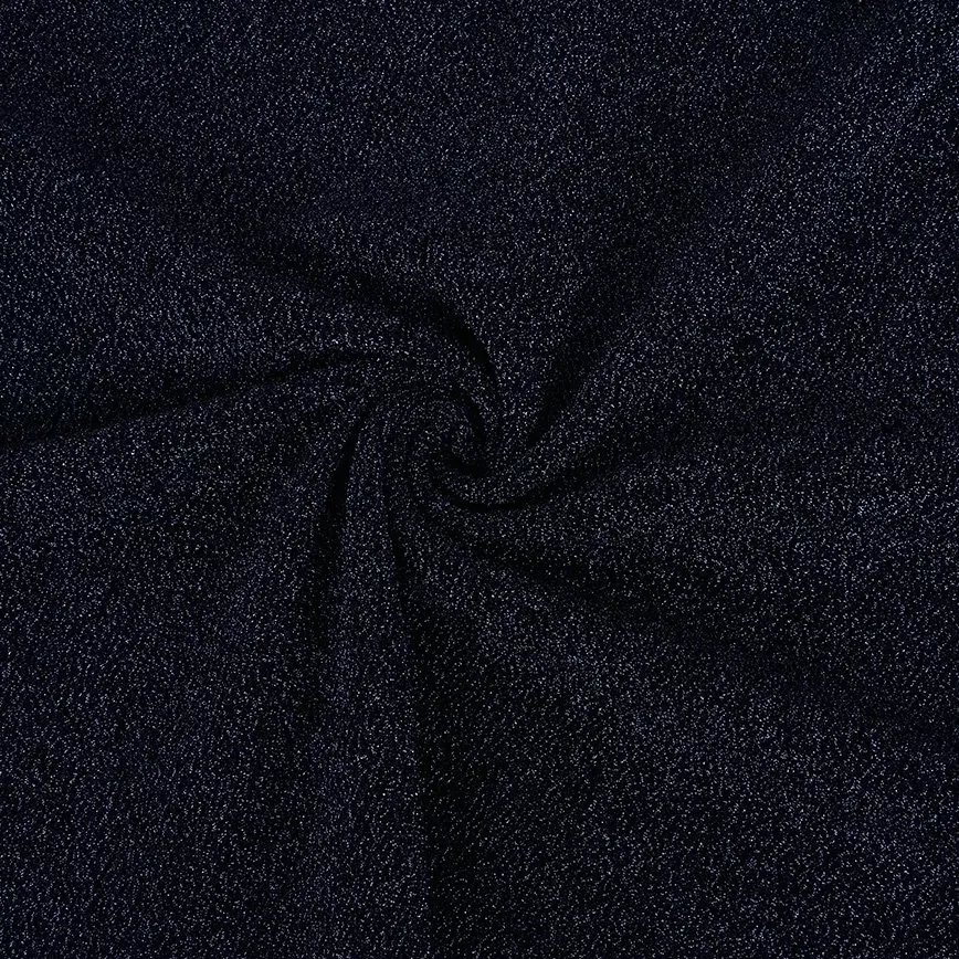 Glamorous Glitter – Lurex Jersey Marine – Trendy & Stijlvol