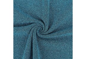 Glamorous Glitter – Lurex Jersey Aqua Blauw