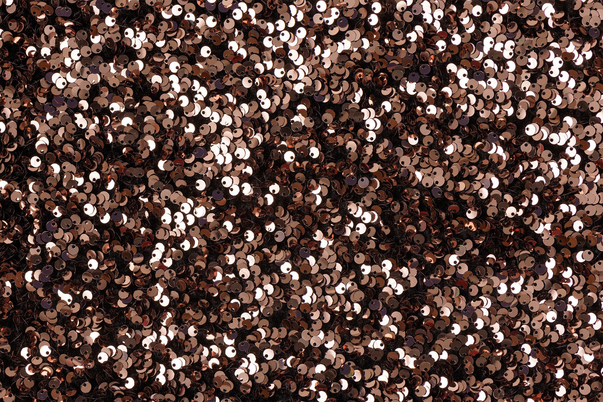 Pailletten stof brons