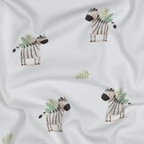Organic Jersey Katoen Zebra’s – Zacht, Rekbaar & Biologisch